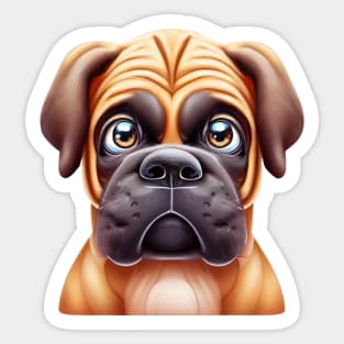 Howl-some Boerboel Sticker